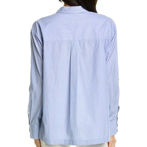 Johnny Was Corinne Relaxed Pocket Shirt Size Small