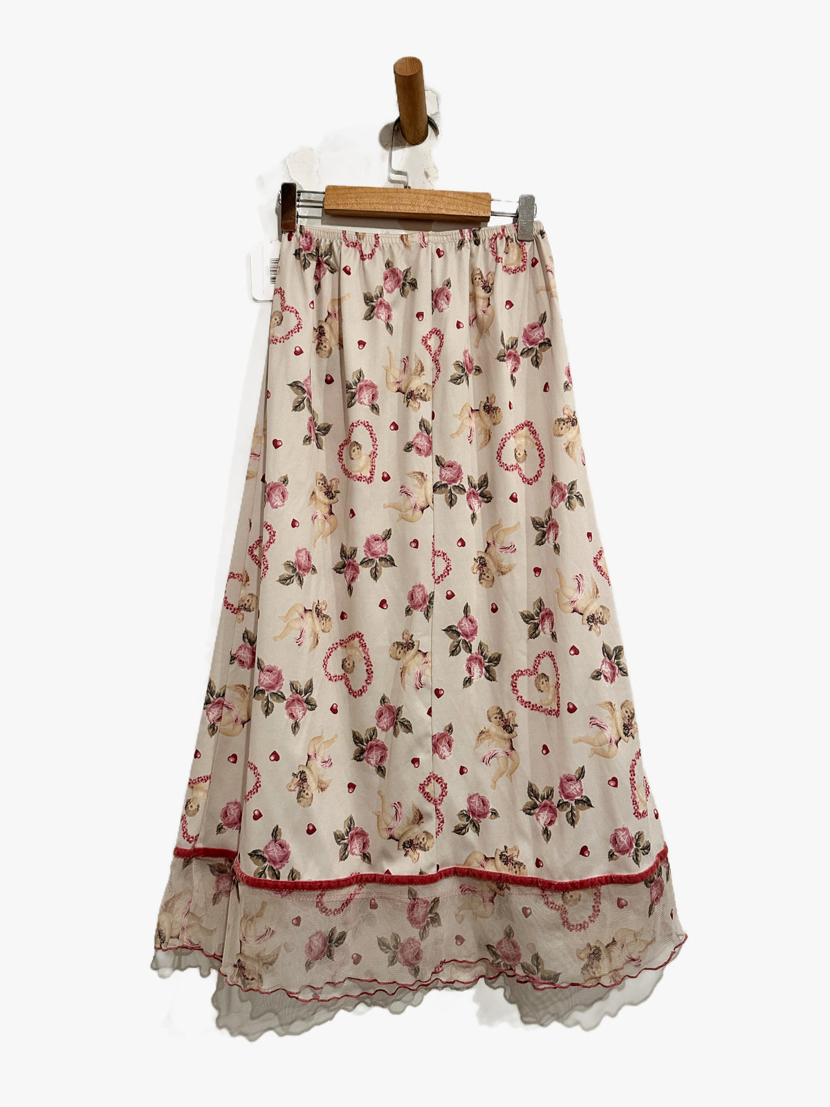 SWAT Vintage Floral Cupid Midi Skirt