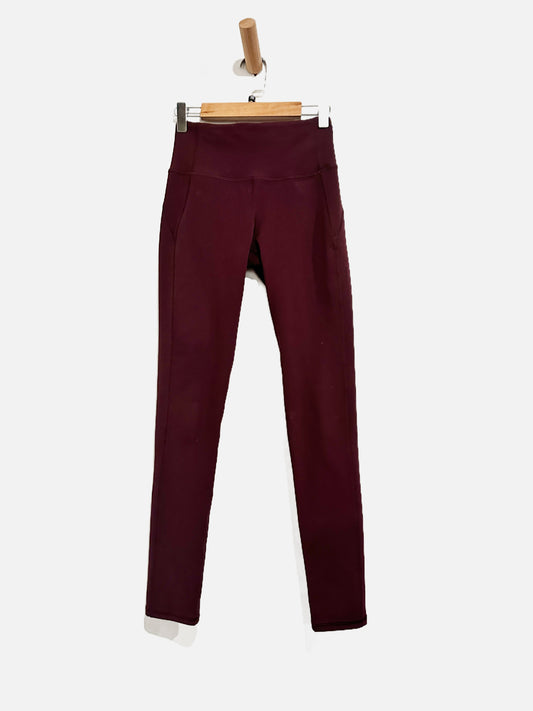 Vuori Maroon Leggings - XS