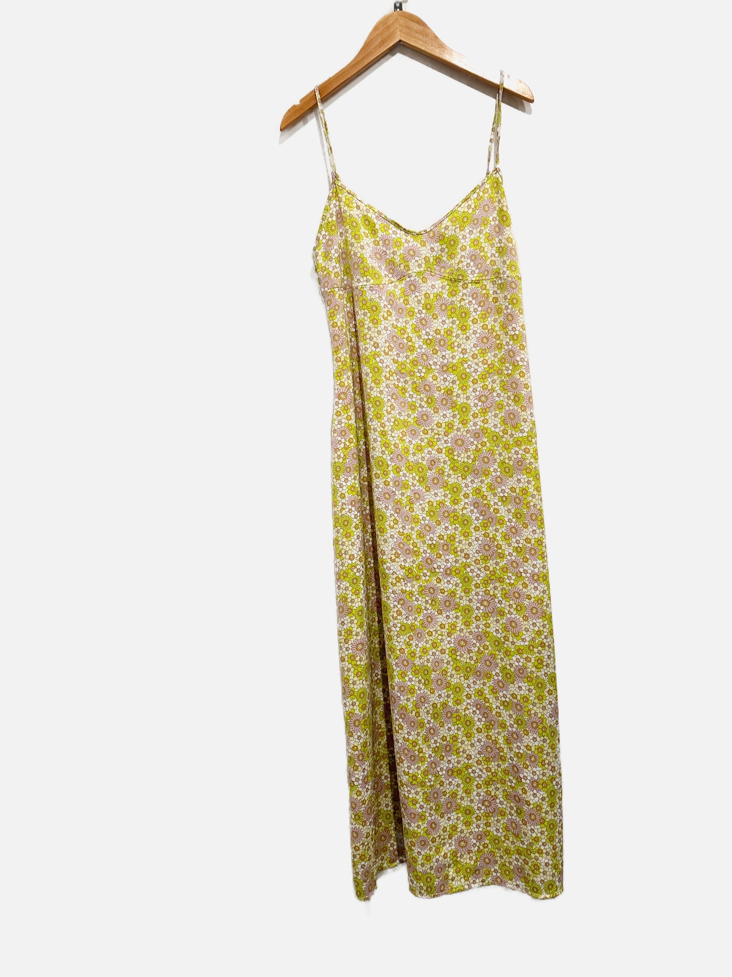 Zara Green Floral Midi Dress - Medium