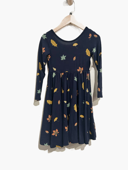 Kyte Baby Navy Leaf Dress - 4