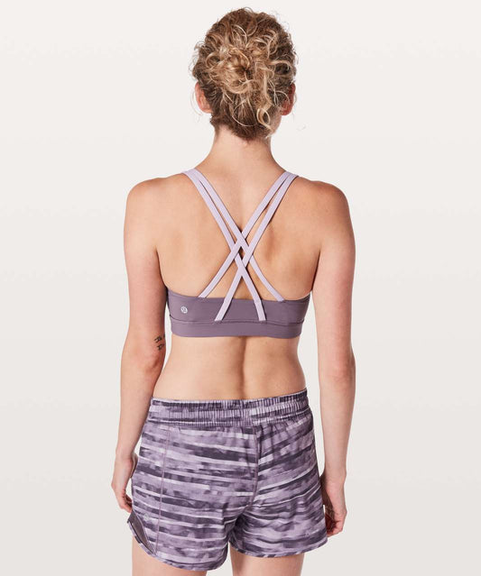 Lululemon Energy Bra in Smoked Mulberry - 6