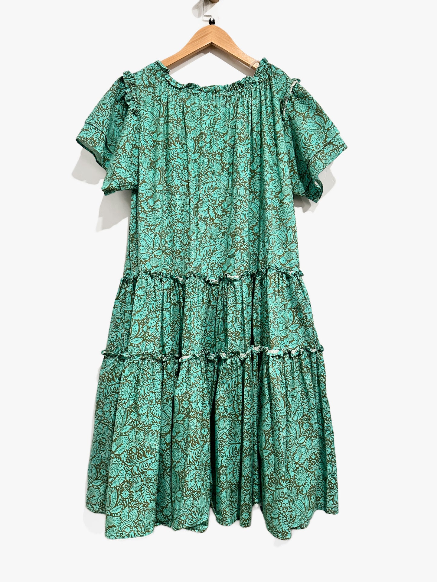 Sundance Liora Dress in Jade Floral - Large