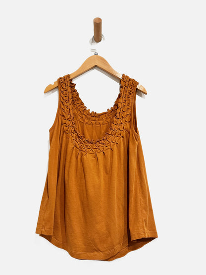 Anthropologie Maeve Justine Smocked Top - XS