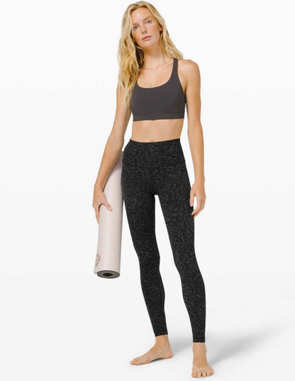 Lululemon Align Pant 28" Wild Thing Camo in Deep Coal Multi - 8