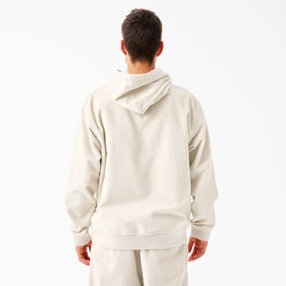 Dickies Mens’ Cream Corduroy Hoodie - Small