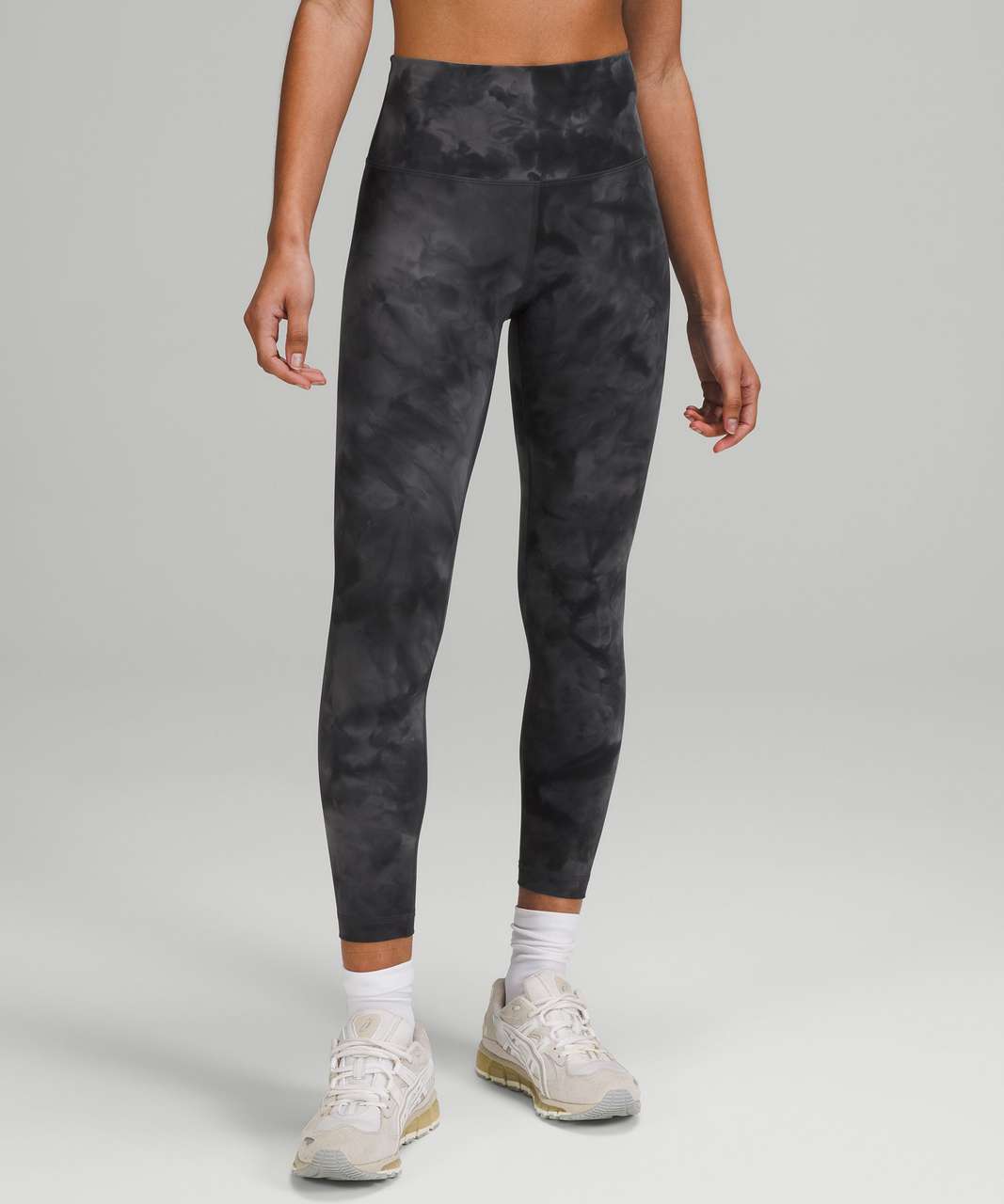 Lululemon Wunder Train High-Rise Tight 25" in Diamond Dye Pitch Grey Graphite Grey - 4