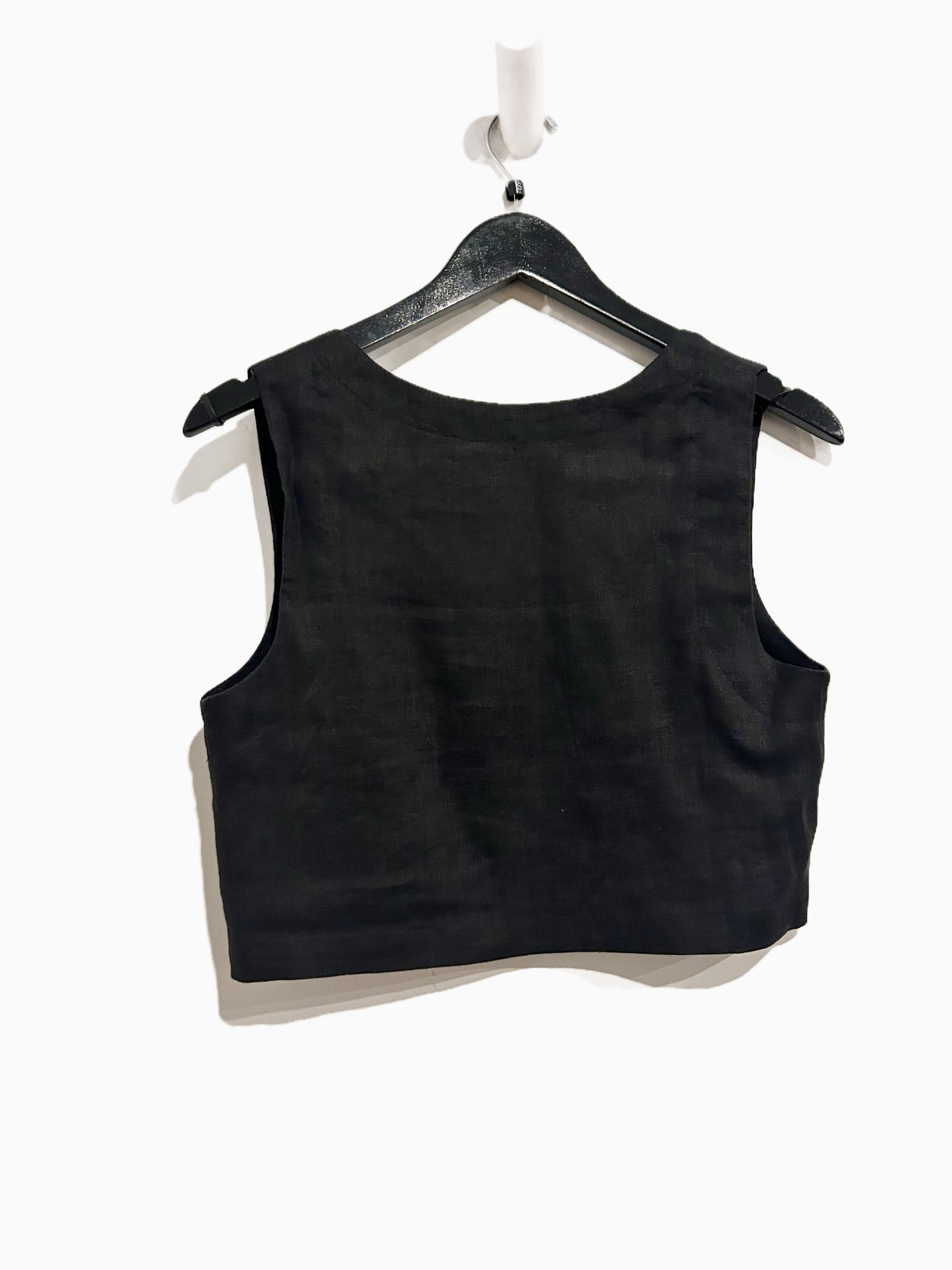 Petal + Pup Black Linen Pant Set - 4
