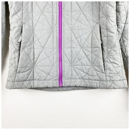 The North Face Tamburello Gray Quilted Jacket Size XS