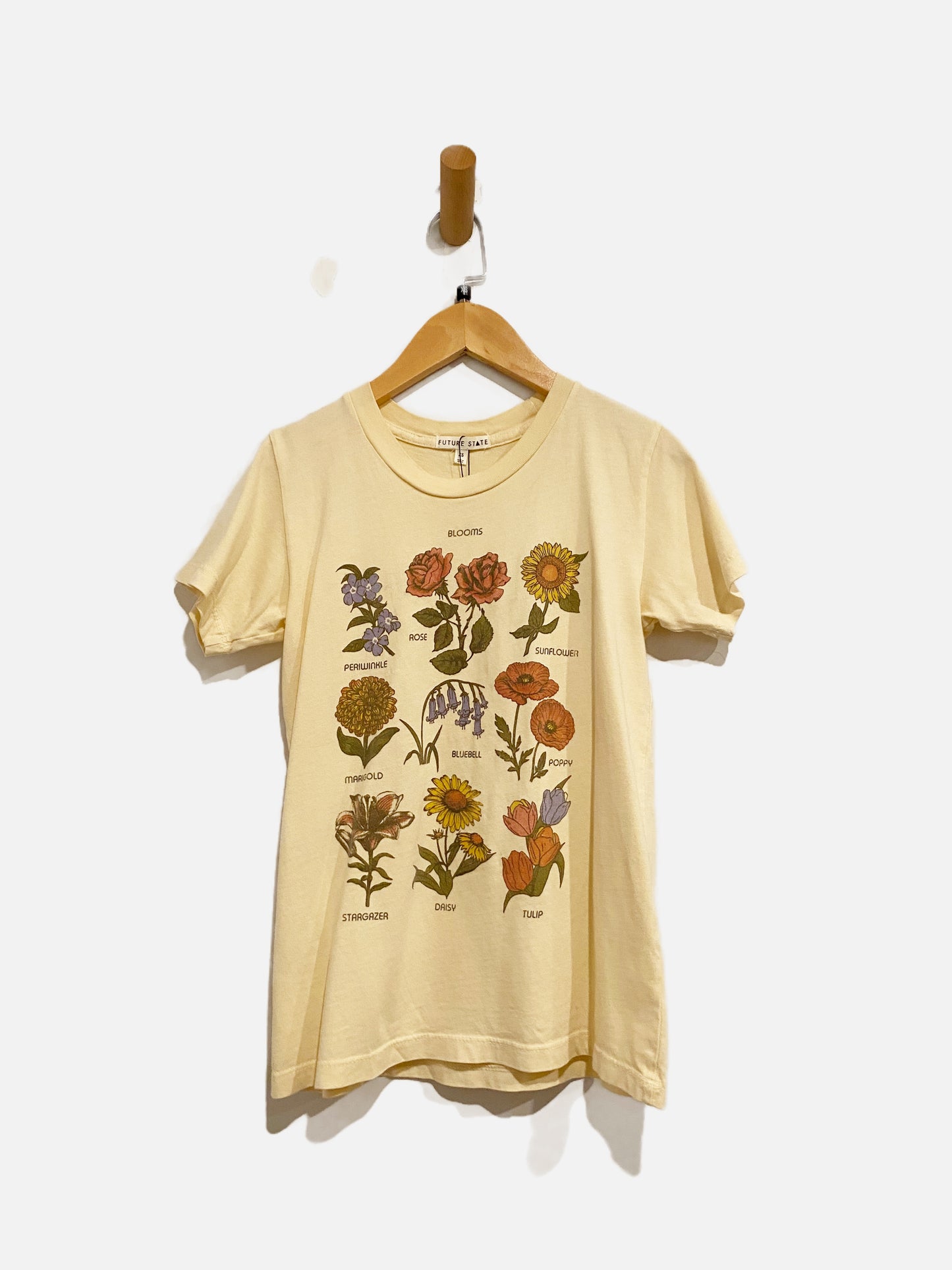 Future State Cream Flower Tee - XS