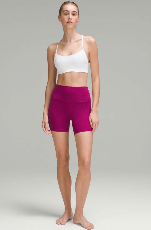 Lululemon Align High Rise Shorts in Magenta Purple - 14