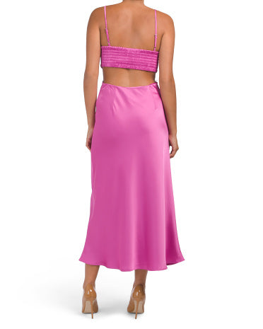 House of Harlow Purple Cut Out Maxi Dress - XL
