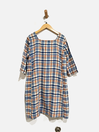 Ace & Jig Blue Plaid Dress - Small