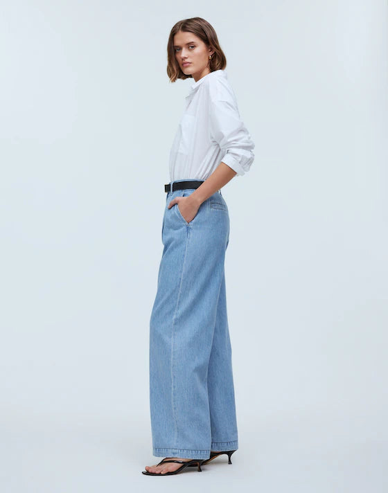 Madewell the Harlow Wide Leg Jean - 30