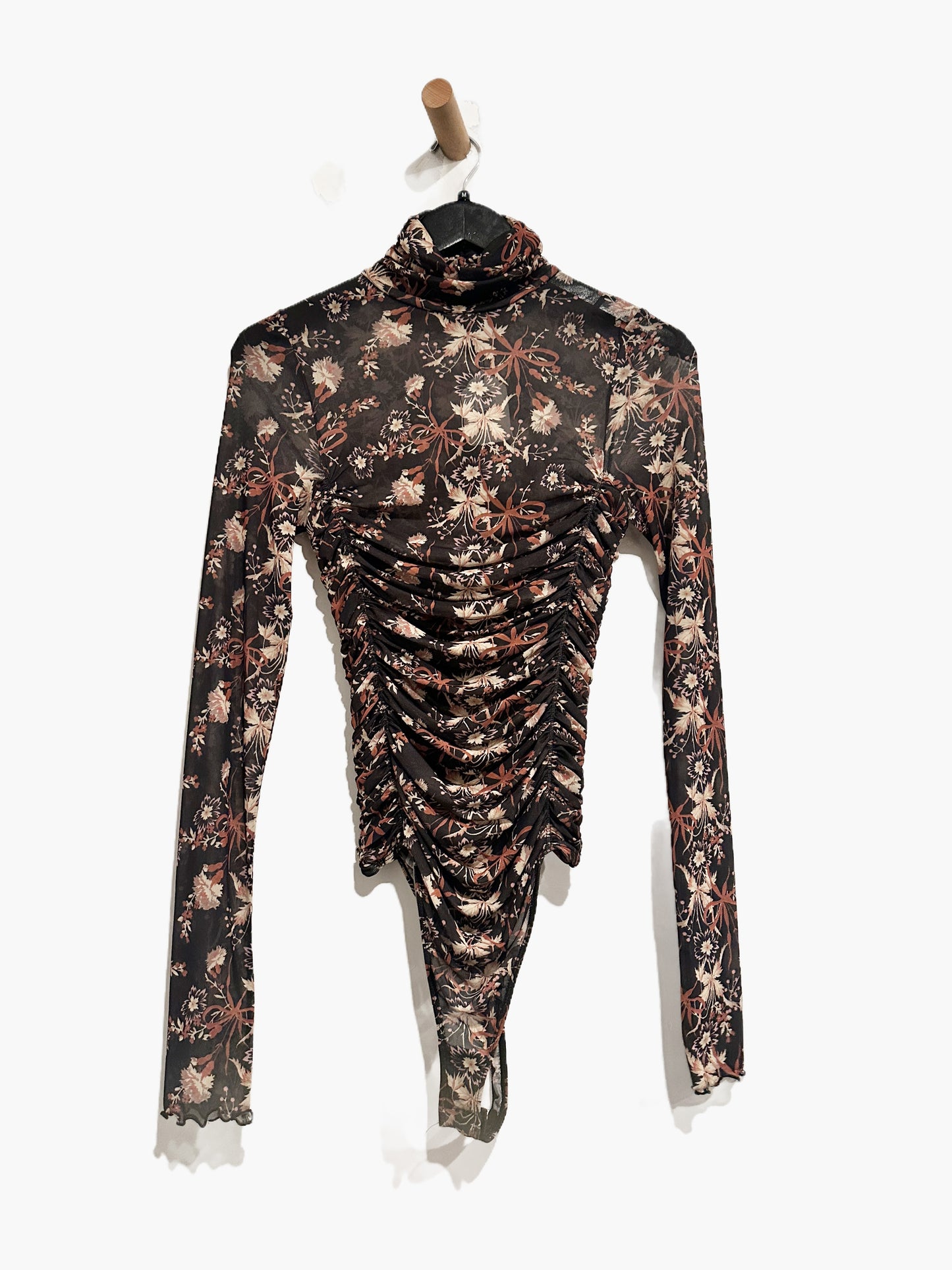 Free People Intimately Under It All Printed Bodysuit - Medium