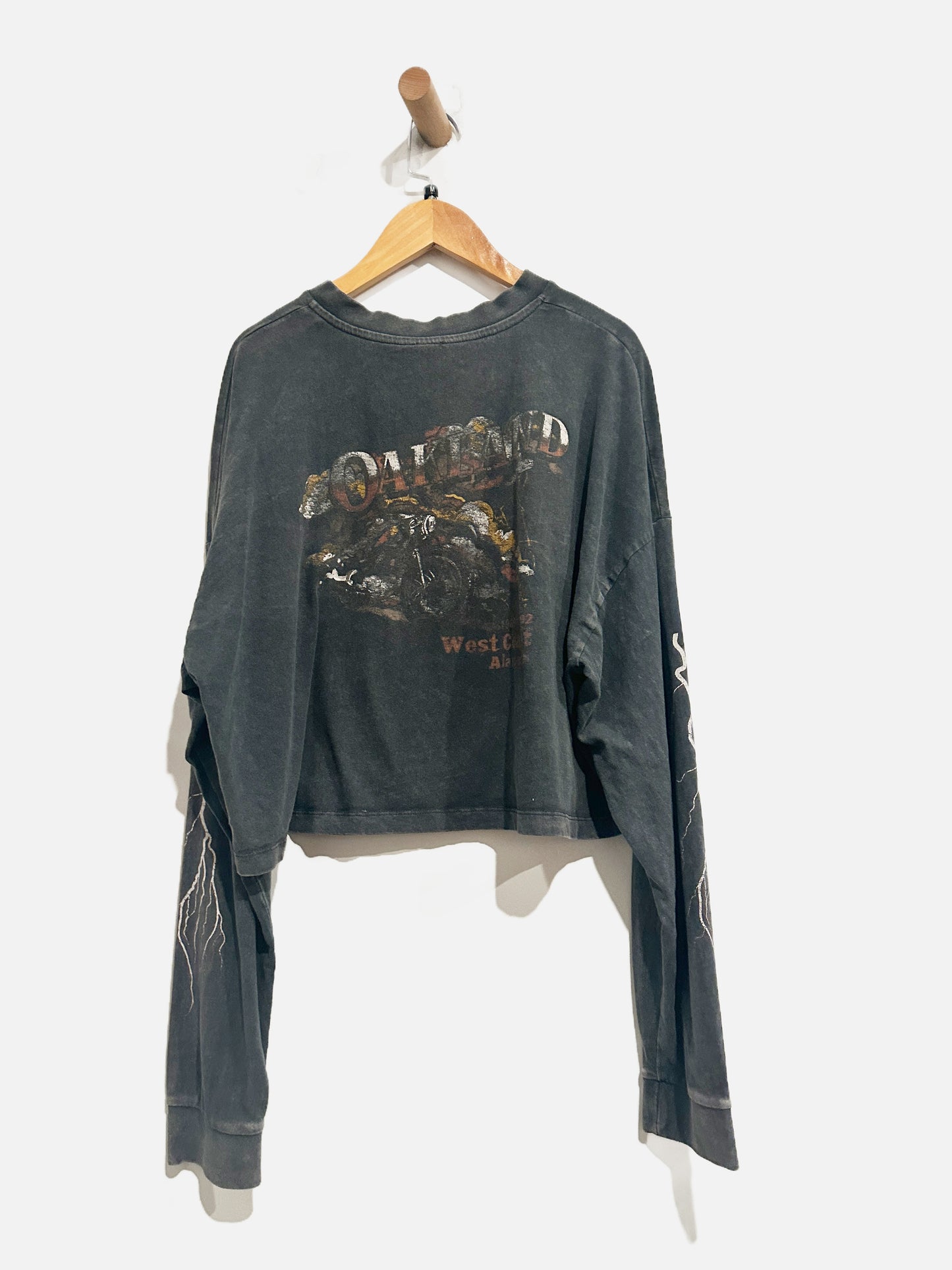 Urban Outfitters Gray West Coast Graphic Tee - Medium