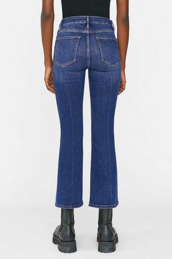 Frame Le One Crop Mini Bootcut Jeans - 2