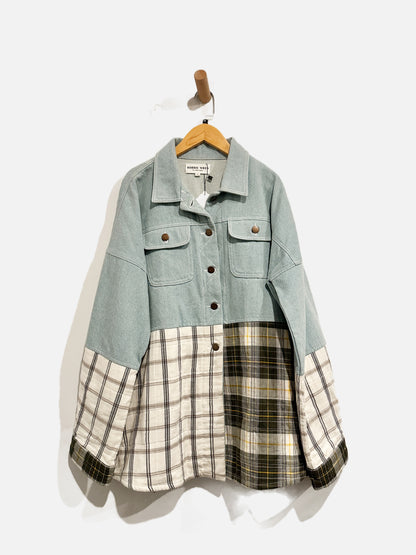Bobbie Wren Mixed Media Jacket - Medium