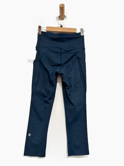 Lululemon Fast & Free Crop II 19” in True Navy - 2