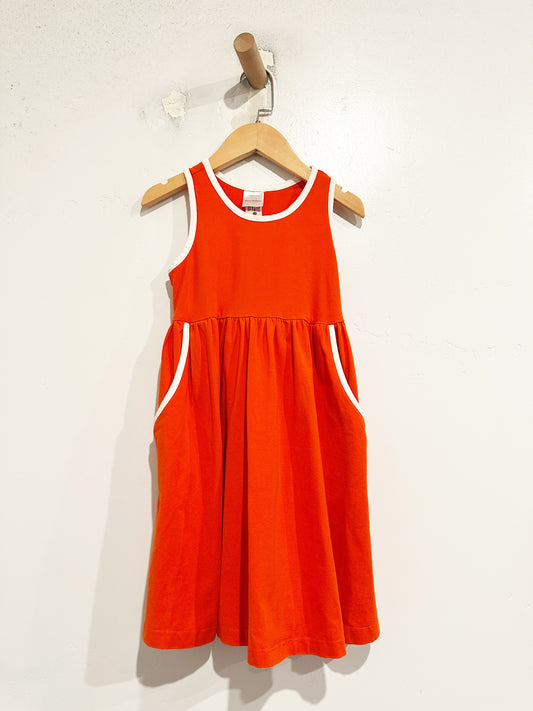 Hanna Andersson Red and White Dress - 5