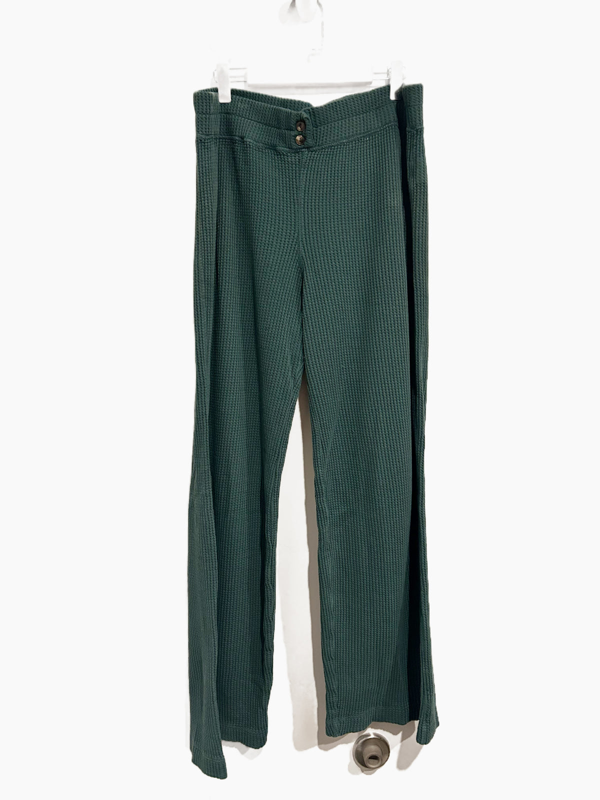 Faherty Apres Waffle Pant in Seamoss - Medium