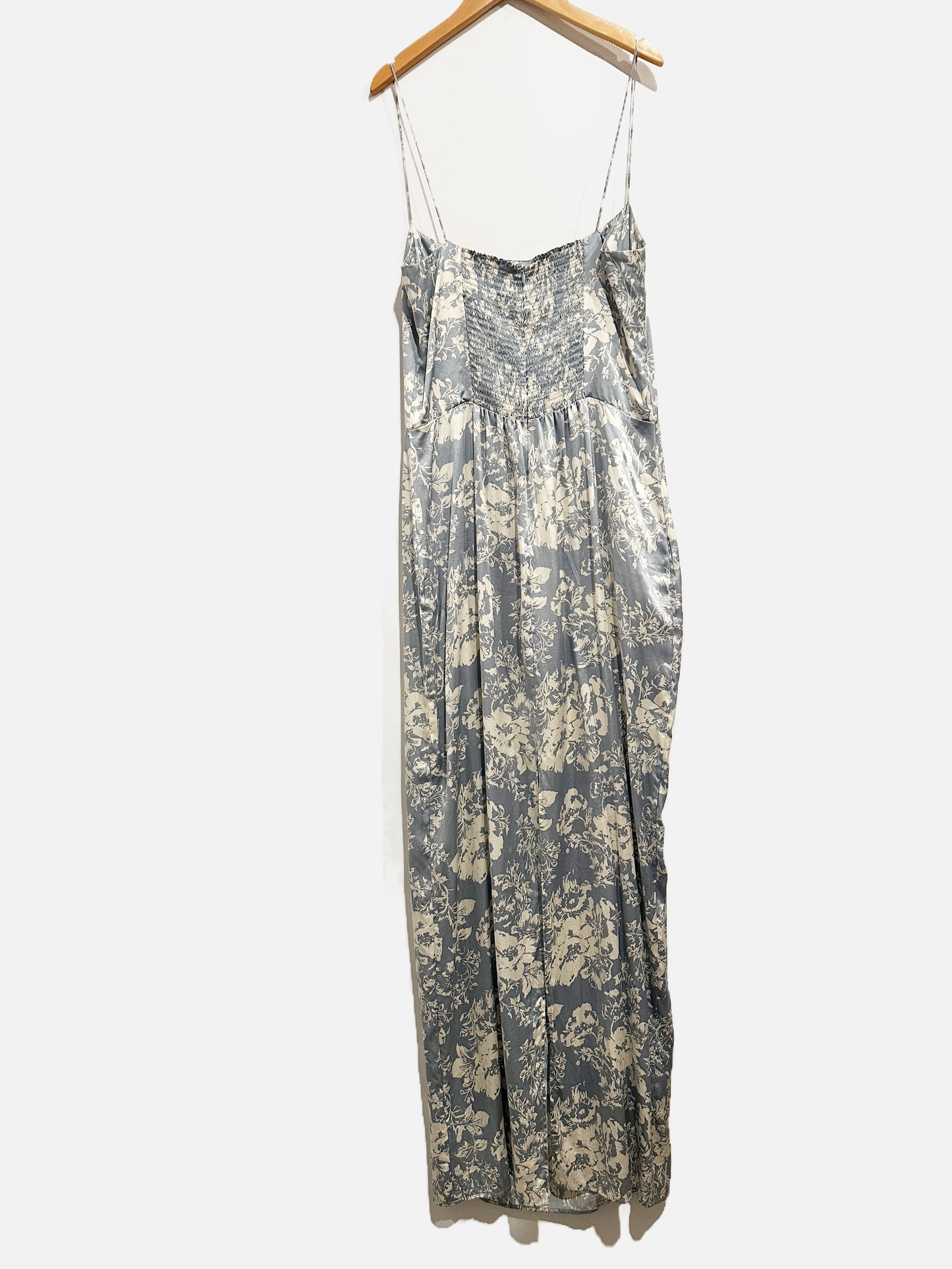 Reformation Frankie Blue Floral Maxi Dress - 10