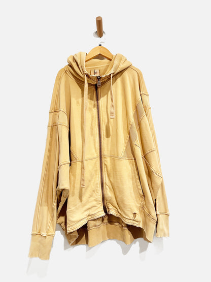 Free People Movement Tan Zip Up - Medium