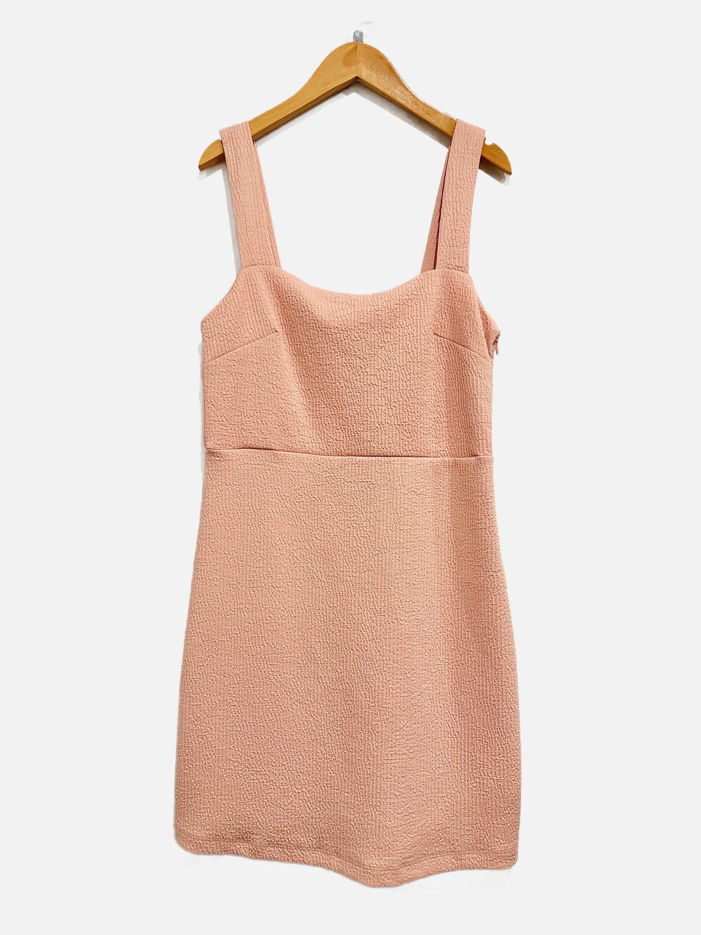 Urban Outfitters Pink Square Neck Mini Dress - Medium