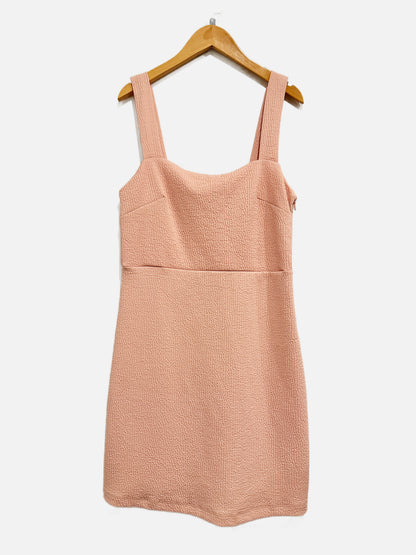 Urban Outfitters Pink Square Neck Mini Dress - Medium