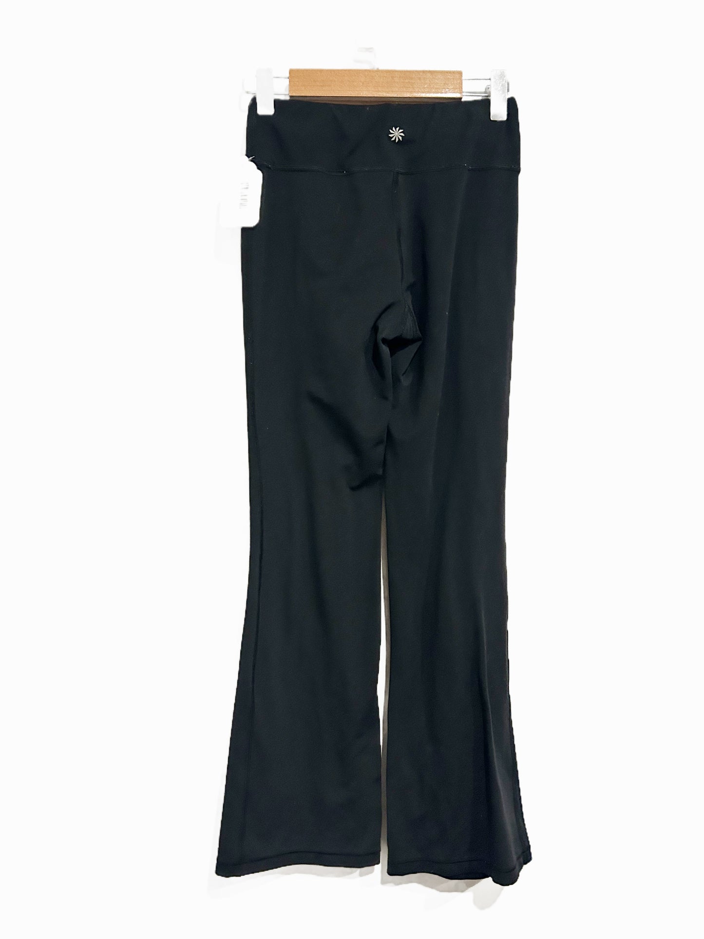 Athleta Girl Black Knit Flare Pants - 8-10