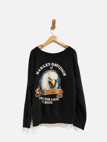 Harley Davidson Vintage Black Pullover - Small