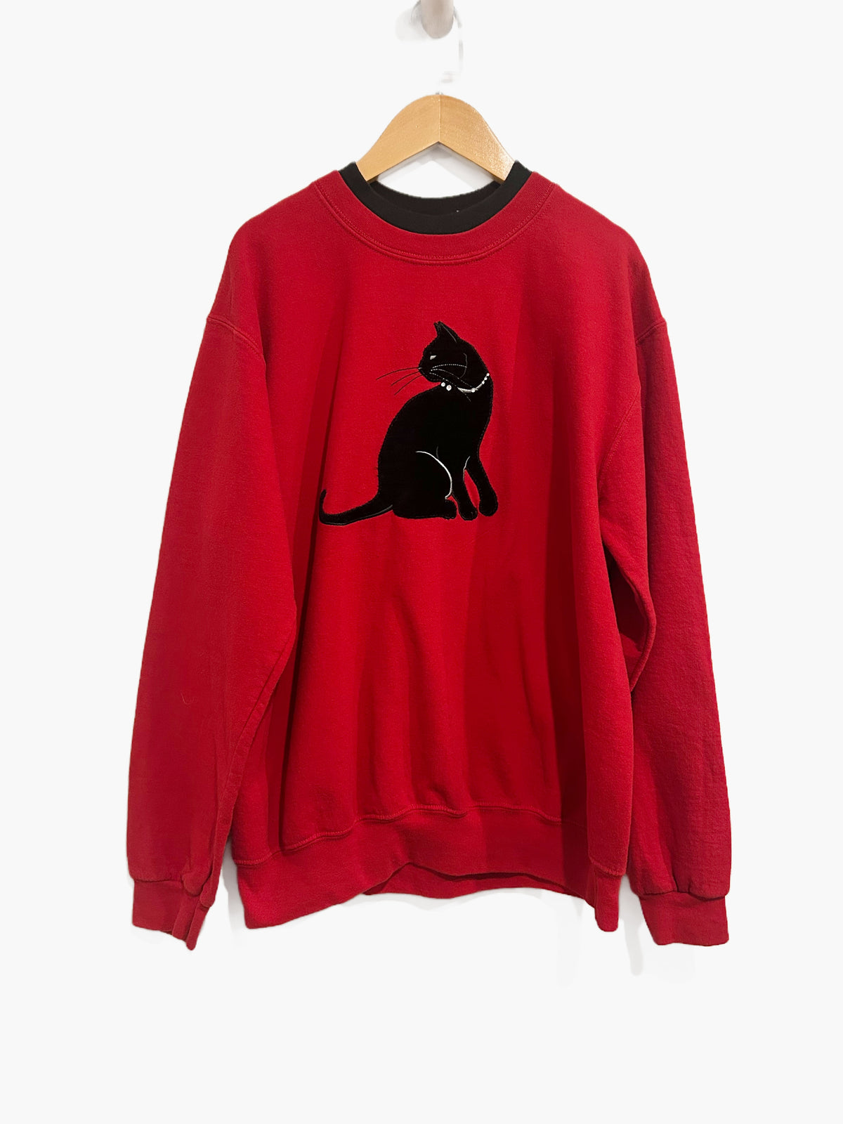 Country Store Vintage Black Cat Crewneck