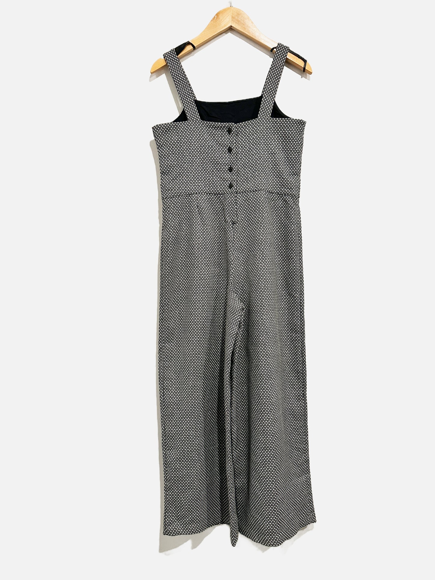 Janie & Jack Black and White Printed Jumpsuit - 10