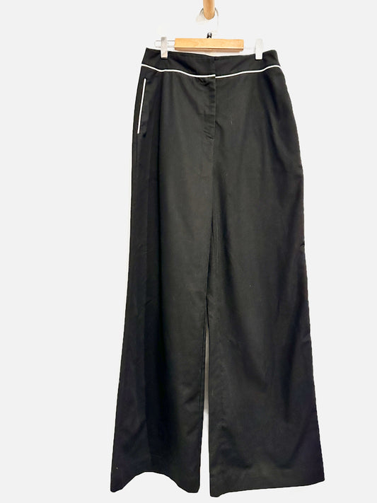 Commense Black Wide Leg Pants - Small