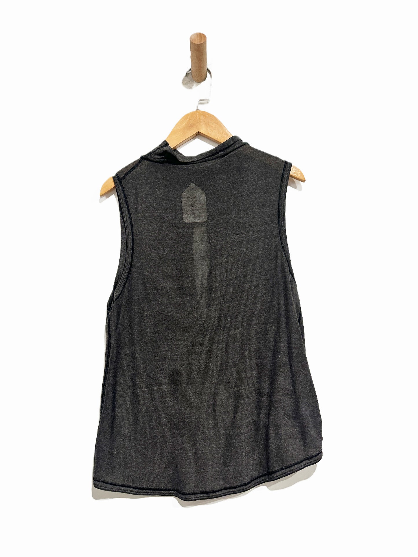 Lululemon Twist & Reach Mock Neck Tank in Heathered Black