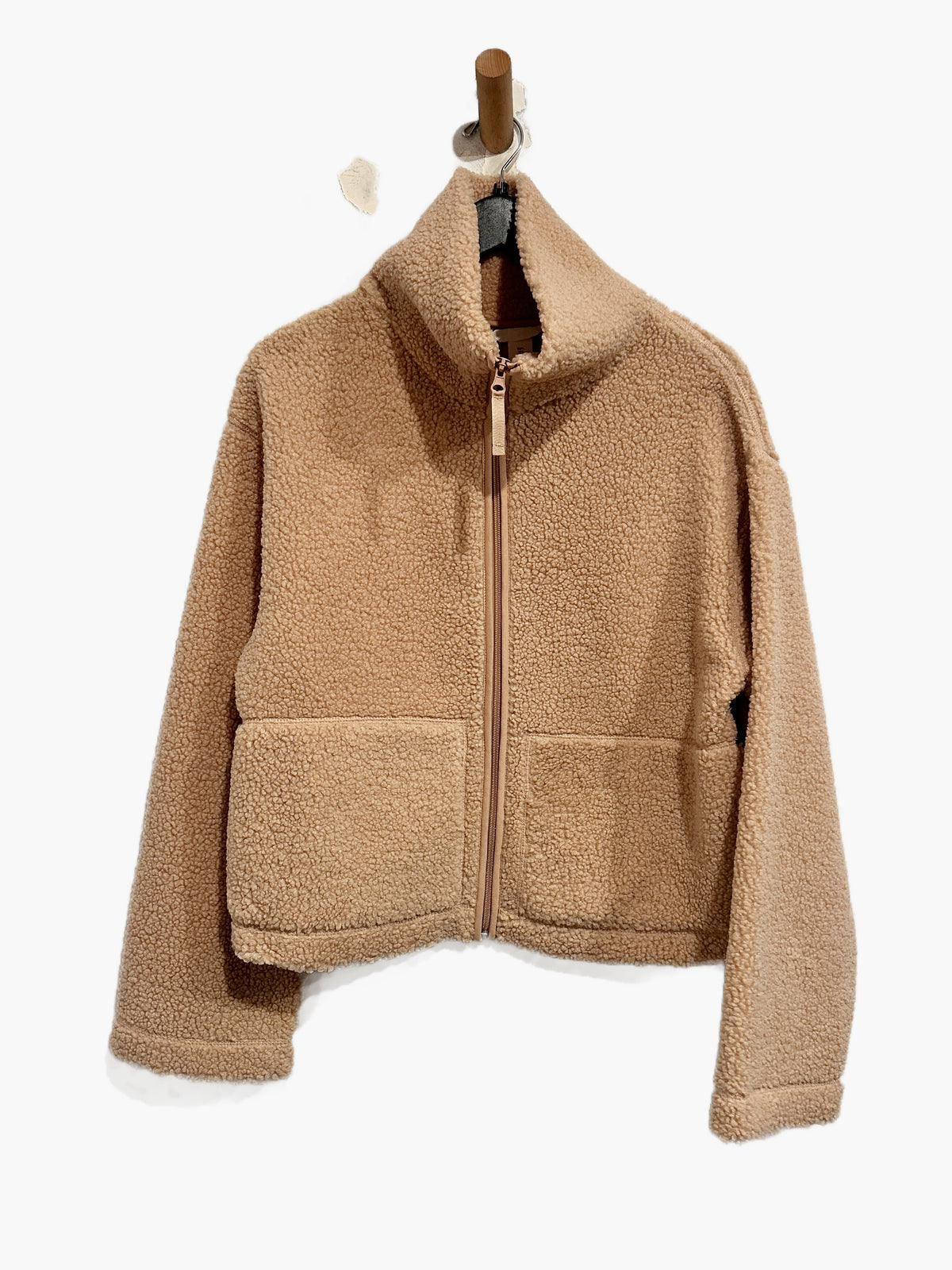H&M Pink Teddy Jacket - Large