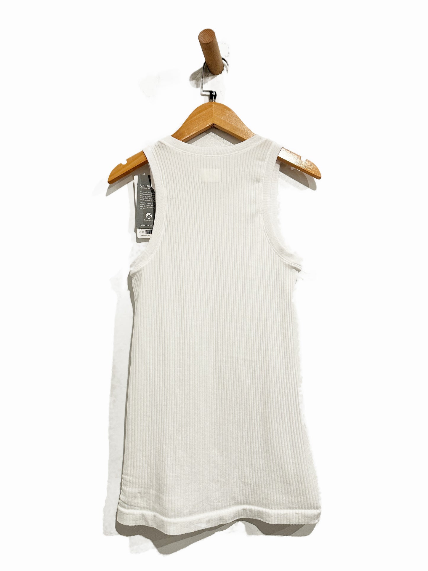 Athleta Renew Ribbed Tank in White - XS