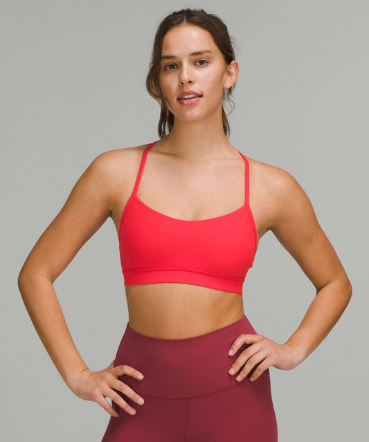 Lululemon Flow Y Bra in Love Red - 10