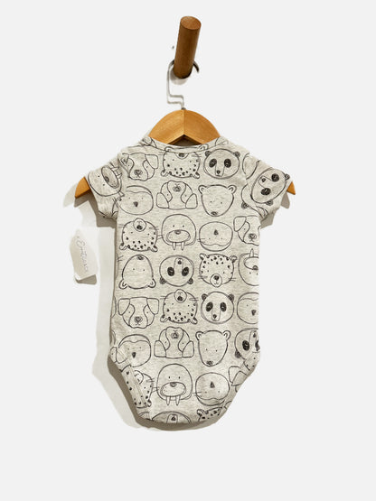 Carter's Animals Gray Onesie - 6M