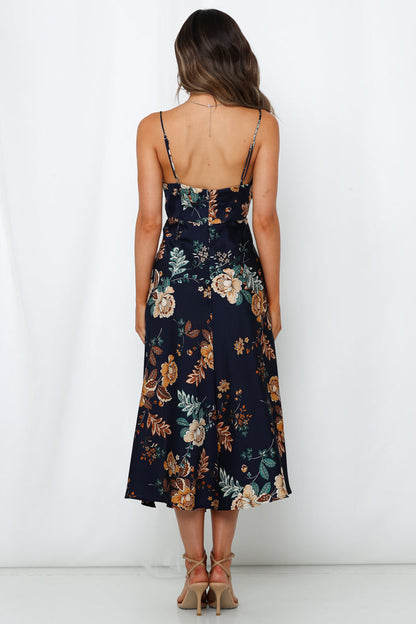 Hello Molly NWT Atlas Maxi Dress in Navy - Small