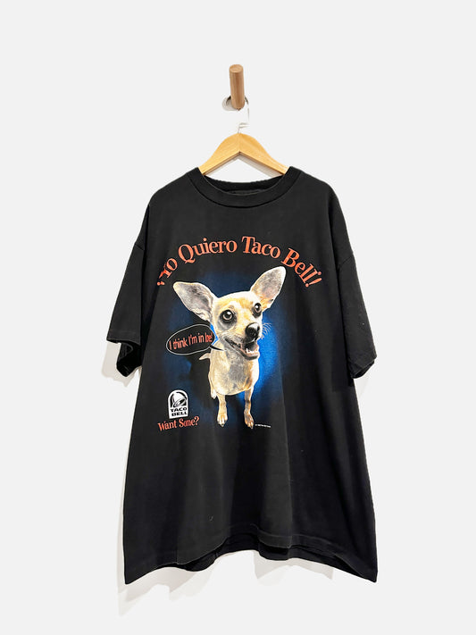 Changes Vintage Single Stitch Black Taco Bell Graphic Tee -XL