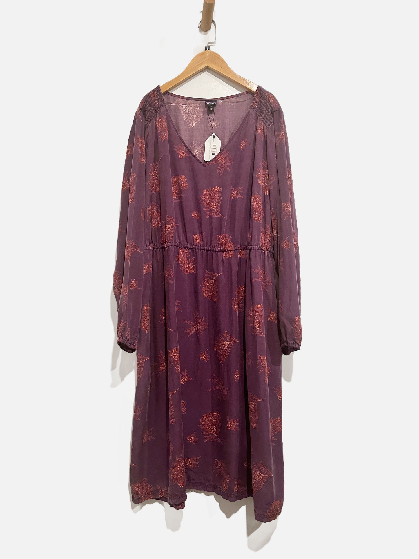 Patagonia Purple Floral Maxi Dress - XL