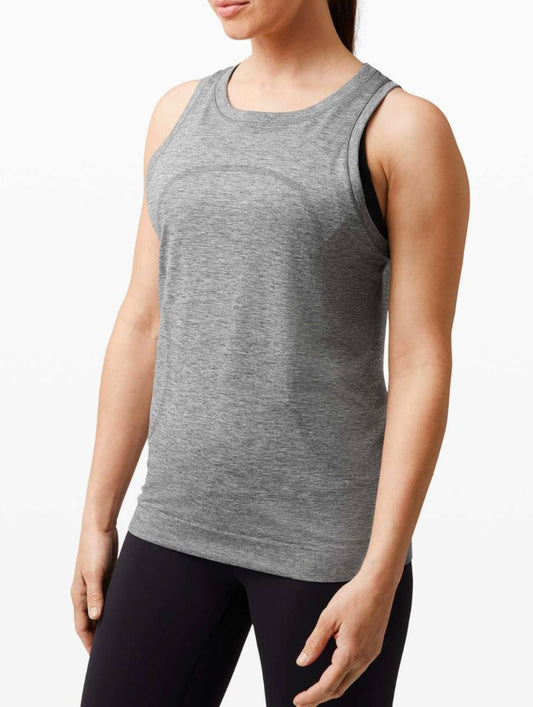 Lululemon Gray Swiftly RunSlocal Racerback Tank - 8