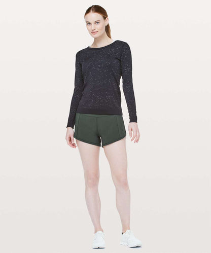 Lululemon Before Dawn Run Short 3.5" in Deep Ivy - 4