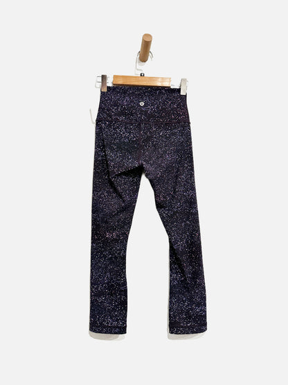 Lululmon Wunder Under Crop Leggings in Crystalline- 2