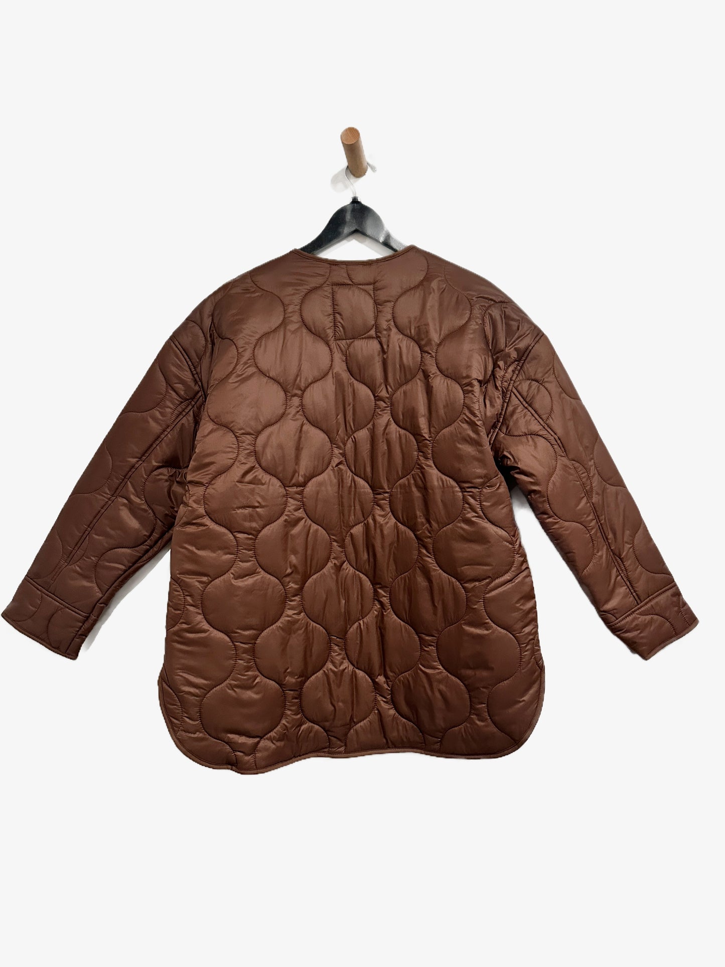 Abercrombie & Fitch Brown Quilted Jacket - Small