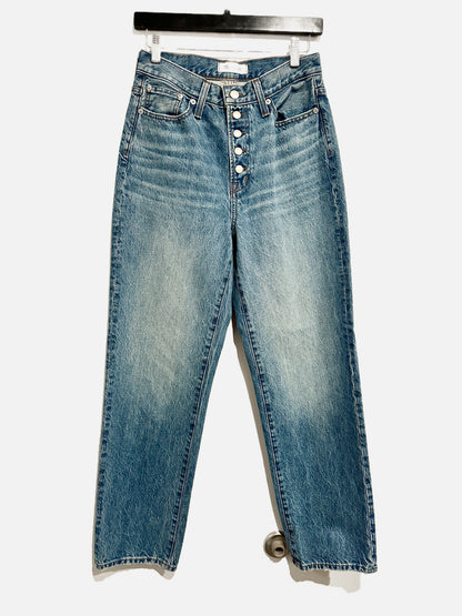 Madewell The Perfect Vintage Straight Jean in Becker Wash - 26