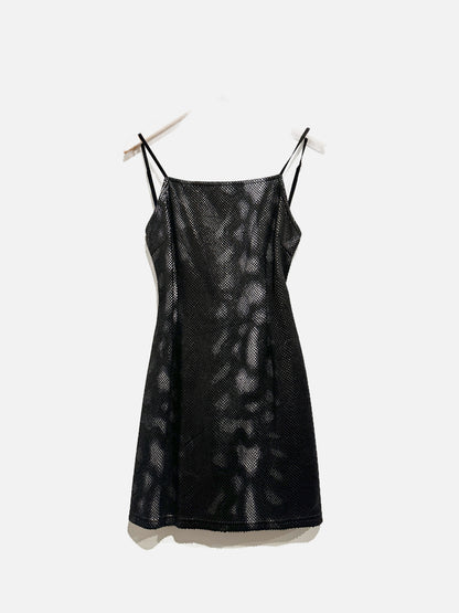 Urban Outfitters Textured Snake Printed Mini Dress - XS