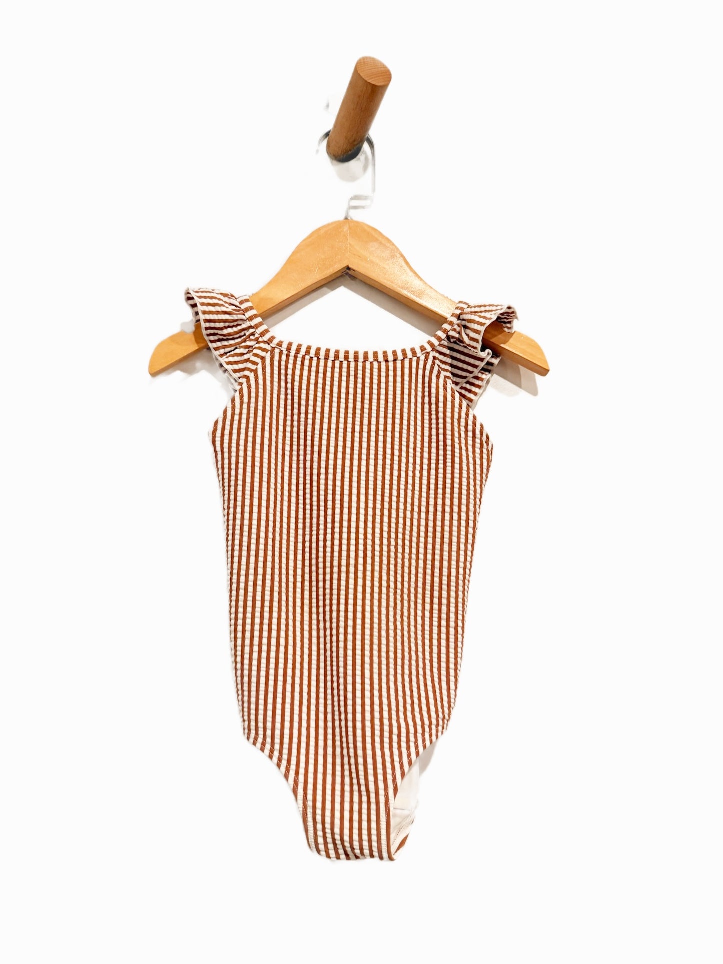 H&M Kids Brown Stripe Swimsuit - 3/4