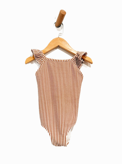 H&M Kids Brown Stripe Swimsuit - 3/4